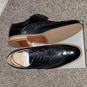 STACY ADAMS, FALLON SZ 9 BLACK LEATHER